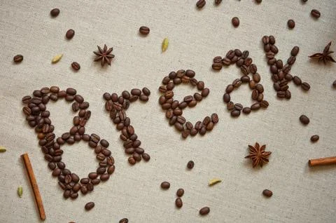 Coffee break poster Stock Photos