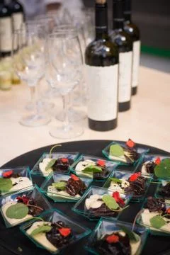 Coffee break prepare for serve guests attending seminar during break time in Stock Photos