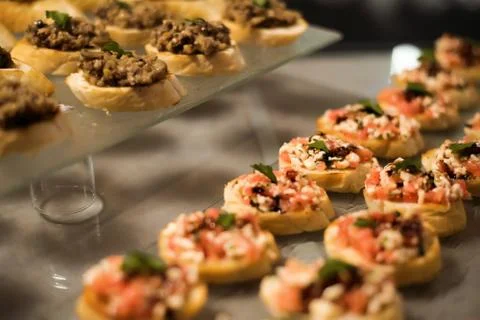 Coffee break prepare for serve guests attending seminar during break time in Stock Photos