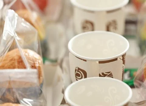 Coffee break set Stock Photos