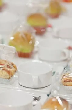 Coffee break set Stock Photos