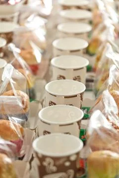 Coffee break set Stock Photos