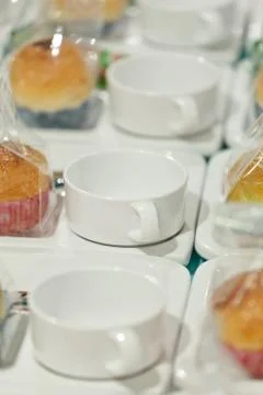 Coffee break set Stock Photos