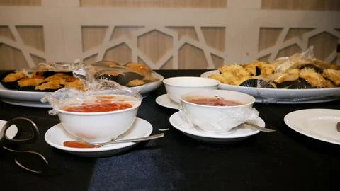 Coffee break snack during meeting or conference Stock-Fotos