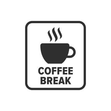 Coffee break symbol  Stock Illustration