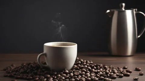 Coffee break time Video stock 260528613