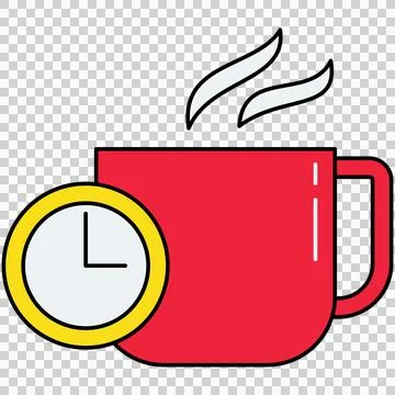 Coffee break time 스톡 일러스트