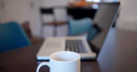Coffee Break Workspace: Stock Footage 334652047