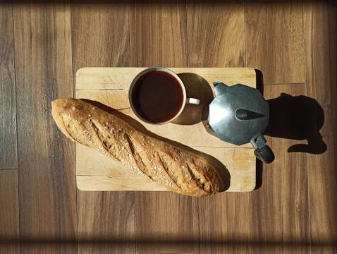 Coffee breakfast Stock Photos