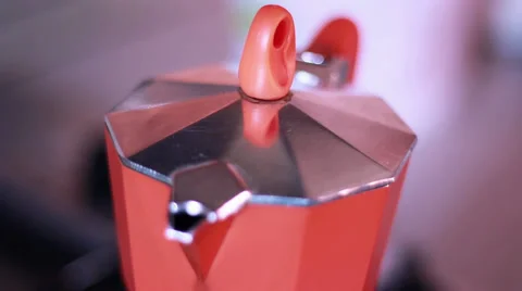 COFFEE BREWED WITH MOKA Stock Footage 30370646