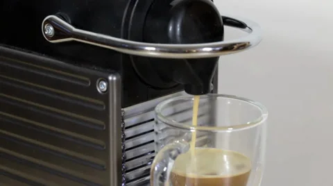 Coffee brewing - espresso Stock Footage 36143050