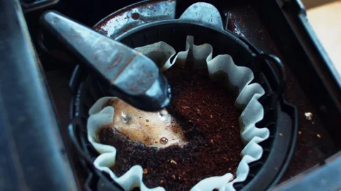 Coffee brewing. Video stock 104583898