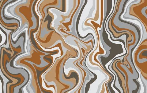 Coffee brown marble abstract background template. Modern and original liquid  Stock Illustration
