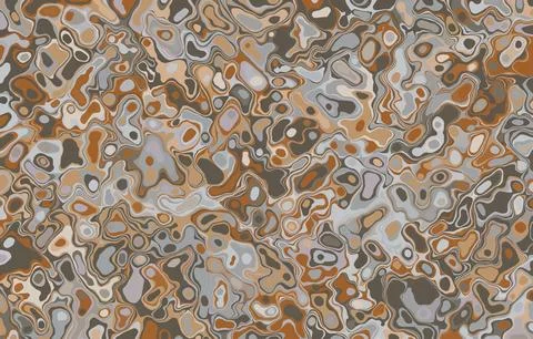 Coffee brown marble abstract background template. Modern and original liquid  Stock Illustration