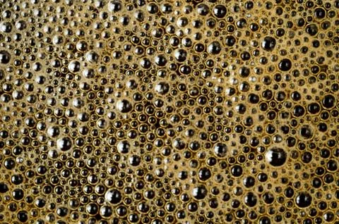 Coffee bubble Stock Photos
