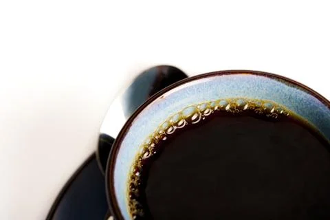 Coffee with bubbles Foto stock