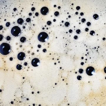 Coffee with bubbles Stock Photos
