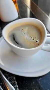 Coffee at a Cafe Stock Photos