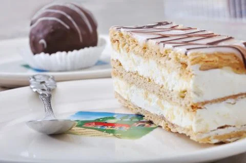 Coffee cake Stock Photos