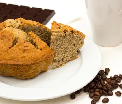 Coffee cake Stock Photos