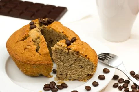 Coffee cake Stock Photos