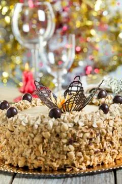 Coffee cake. Stock Photos