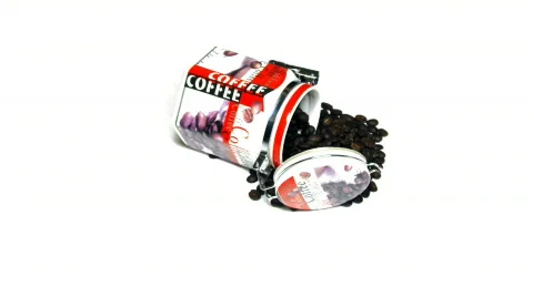 Coffee canister Stock Footage 523162