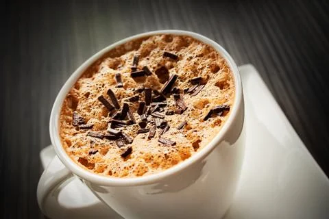 Coffee cappuccino Stock Photos