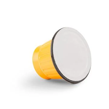 Coffee capsule isolated on white background Stock Photos