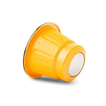 Coffee capsule isolated on white background Stock Photos
