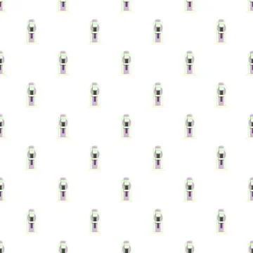 Coffee capsule machine seamless repeating pattern background Stock Illustration