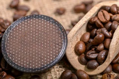 Coffee capsule Stock Photos