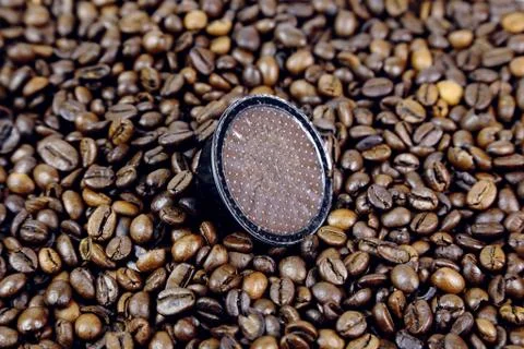 Coffee capsule Stock Photos