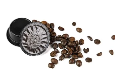 Coffee capsules Stock Photos