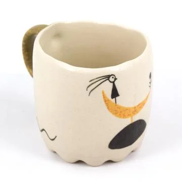 Coffee ceramic cup Stock Photos