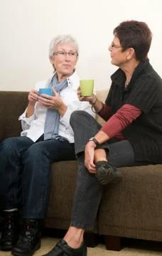 Coffee Chat Foto stock