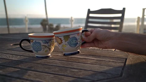 Coffee Cheers Stock Footage 99480416