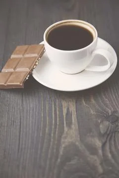 Coffee with chocolate Stock Photos