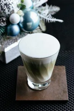 Coffee in a clear glass Stock-Fotos