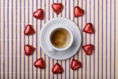 Coffee clock Stock-Fotos