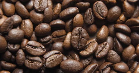 Coffee close up studio shot over rotating Stock-Footage 324838722