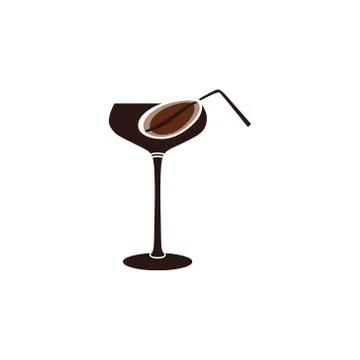 Coffee cocktail vector illustration Stock Illustration