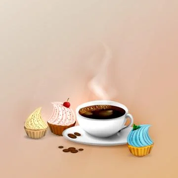 Coffee - coffe time - coffee break Stock Illustration