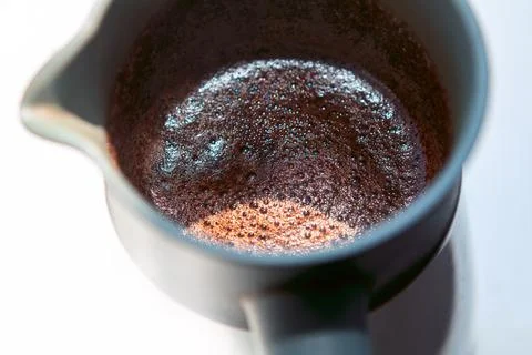 Coffee in the coffee maker Stock Photos