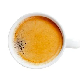 Coffee collection - Espresso Cup. Isolated on white background. Stock Photos