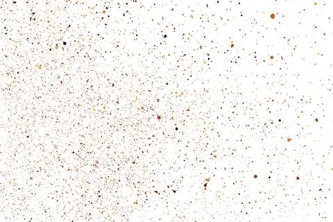 Coffee Color Grain Texture Isolated on White Background. Stock Illustration
