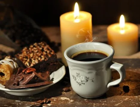 Coffee composition Stock Photos