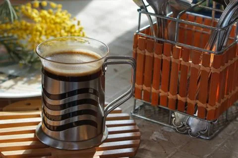 Coffee composition Stock Photos