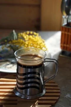 Coffee composition Stock Photos