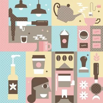 Coffee Concept Illustrazione stock